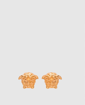 Versace Золотисті сережки з емблемою Medusa DG25591DMT1