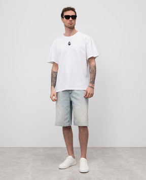 Alexander McQueen Голубые джинсовые шорты Stonewashed 828702QYABN