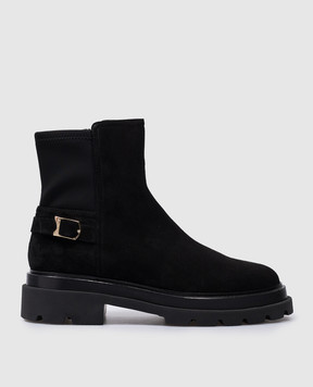 Santoni Черные ботинки с логотипом. WTEI71104GOMTHIO
