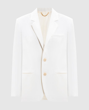 Victoria Beckham Белый жакет с шерстью 1325WJK006441B
