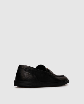 Dolce&Gabbana Чорні лофери зі шкіри оленя A50601A8034