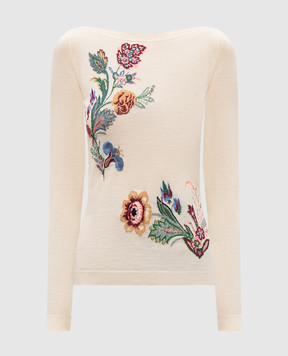 Etro Жовтий джемпер з вовною WRKE0318AQ170