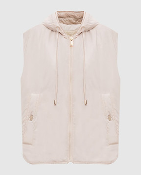 Max Mara Weekend Двухсторонний бежевый жилет LEVANTE LEVANTE