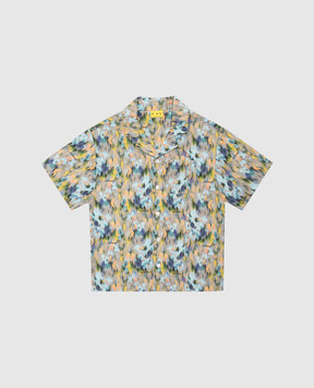 Off-White Детская рубашка Watercolor OBGA002S25FAB001