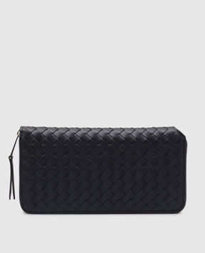 Bottega Veneta Синий кожаный кошелек Piccolo 814680V4LQ1