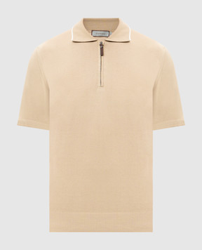 Canali Бежеве поло MK02261C1052