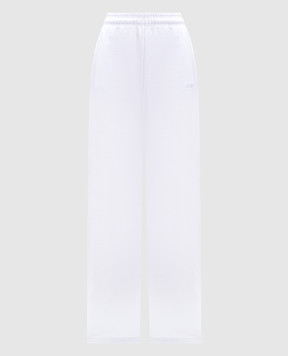 Vetements Белые спортивные брюки с вышивкой логотипа UA66SP630W