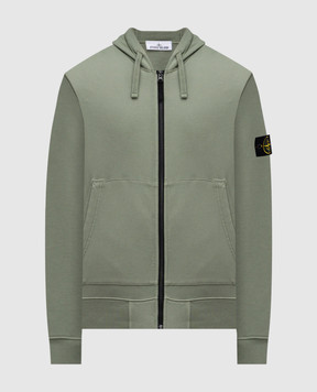 Stone Island Зелена спортивна куртка з патчем логотипа K1S156100042S0051