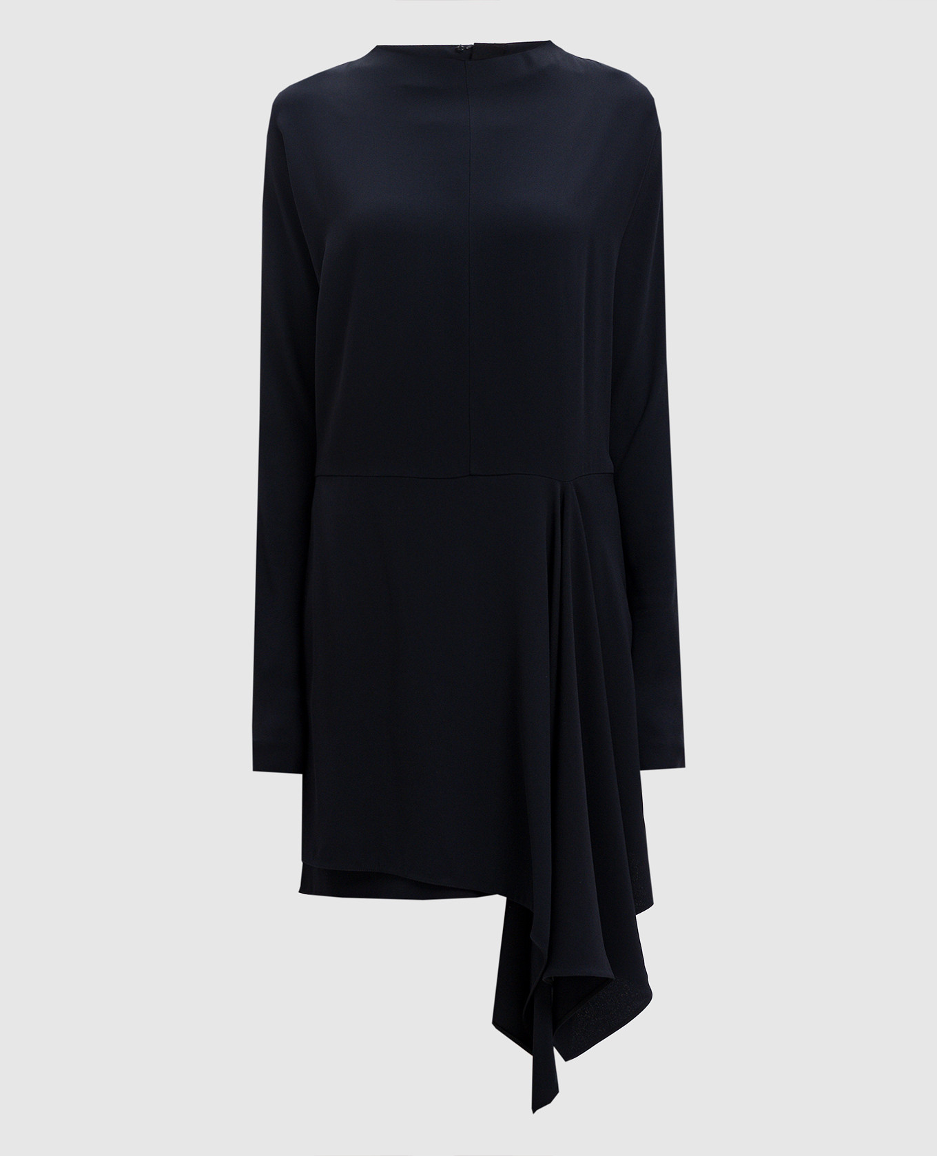 

Синее платье с асимметрией, Синий, Повседневные платья