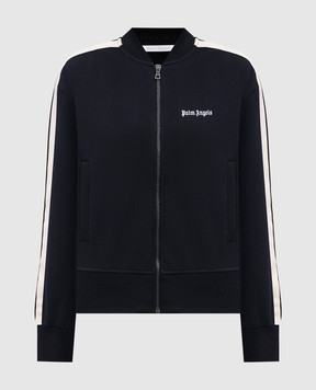 Palm Angels Черная спортивная куртка с логотипом PWBD050C99FAB002