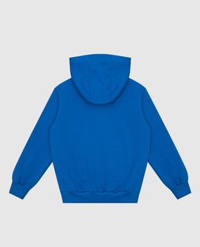 Balmain Дитяча синя спортивна куртка з логотипом BW4P50Z1753410