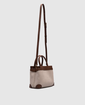 Bally Бежева сумка Daily з логотипом WAH02FVT842
