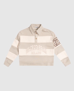 Dolce&Gabbana Дитячий світшот кольору хакі в смужку L4JWMMG7PIQ812+