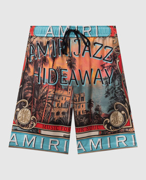 AMIRI Шорти із шовку Jazz Hideaway AMSHCA1084
