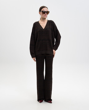 Missoni Коричневий пуловер з вовною DS25WN14BK01CP