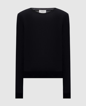 Saint Laurent Чорний джемпер з вовни 834223Y76GM