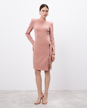 Tom Ford Бежева сукня міді з вовни AB1991