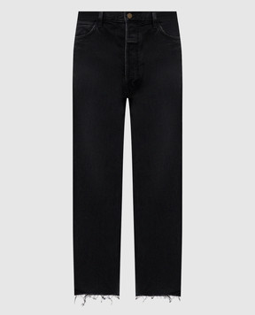 Fear of God Чорні джинси з патчем логотипа FGE240408DNMm