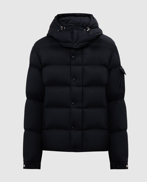 Moncler Синий пуховик Vezere J20911A0020553333