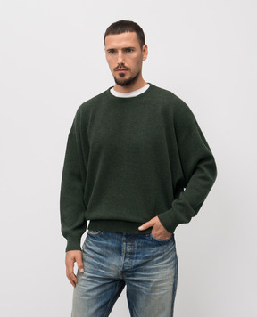 Fear of God Светр кольору хакі з вовни FG25FW20201LAW
