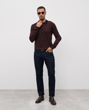 Trussardi Сині джинси з патчем логотипа P408H004813NMJ380D60