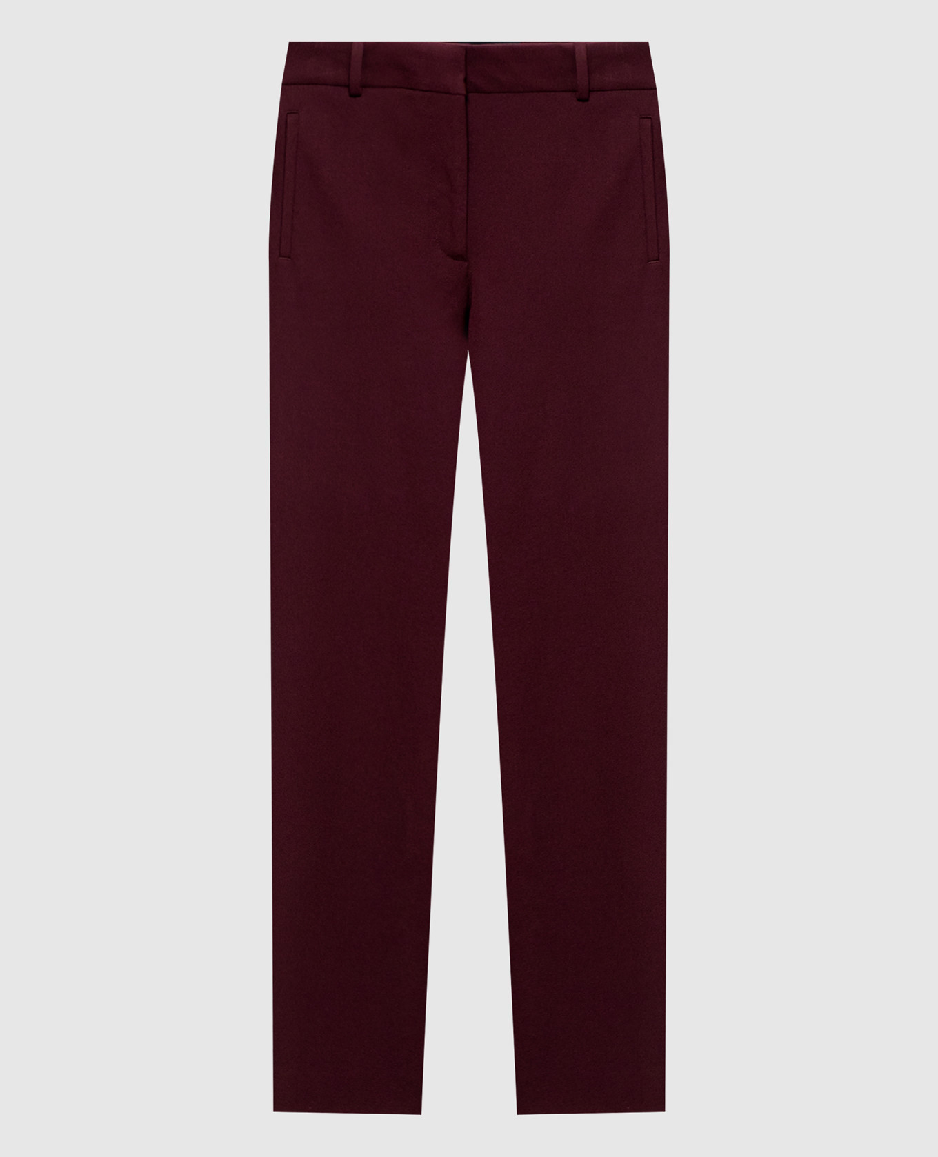 

Бордовые штаны, Бордовый, Укороченные брюки