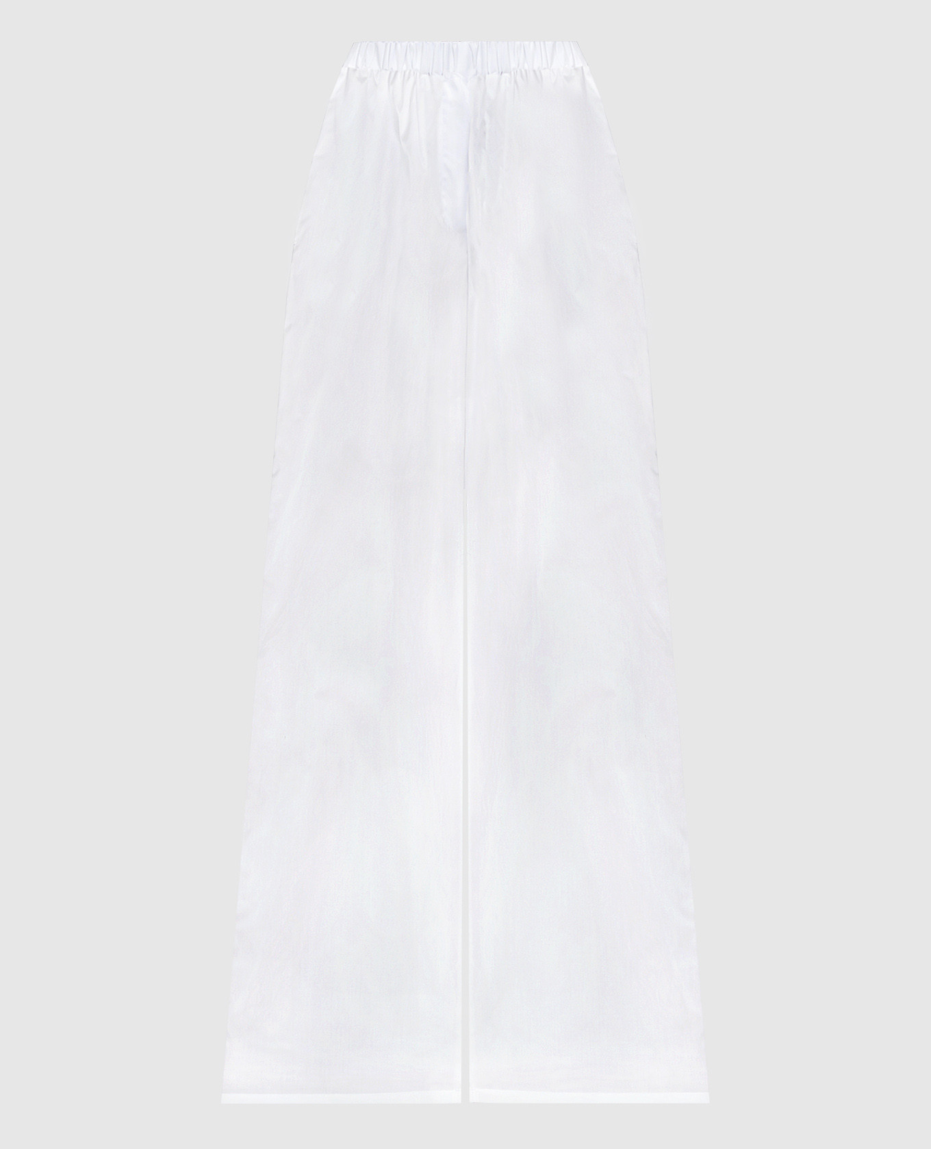 Белые брюки Navigli с вышивкой логотипа