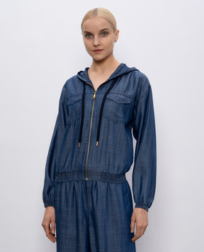 Twinset Синя спортивна куртка 251LL2DAA
