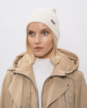 Mackage Біла шапка DAWSON з логотипом DAWSON