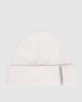 Doriani Cashmere Бежева шапка з кашеміру 187B316