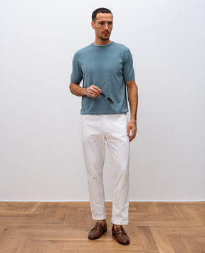 Canali Зеленая футболка MK02261C1050