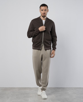 Loro Piana Бежевые джогеры из шерсти FAN7262