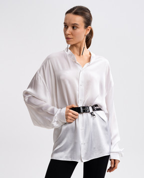 Ann Demeulemeester Черный кожаный пояс Monna B0012463LT128