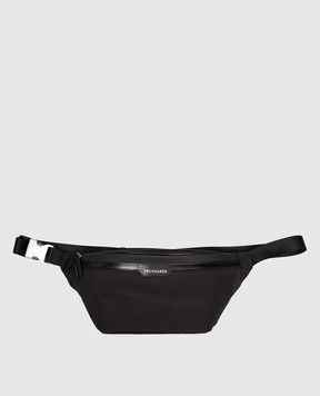 Trussardi Чорна поясна сумка з логотипом Z593E005970NMBM01M01