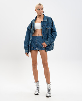 Vetements Синя джинсова куртка з логотипом UH76DJ360VB