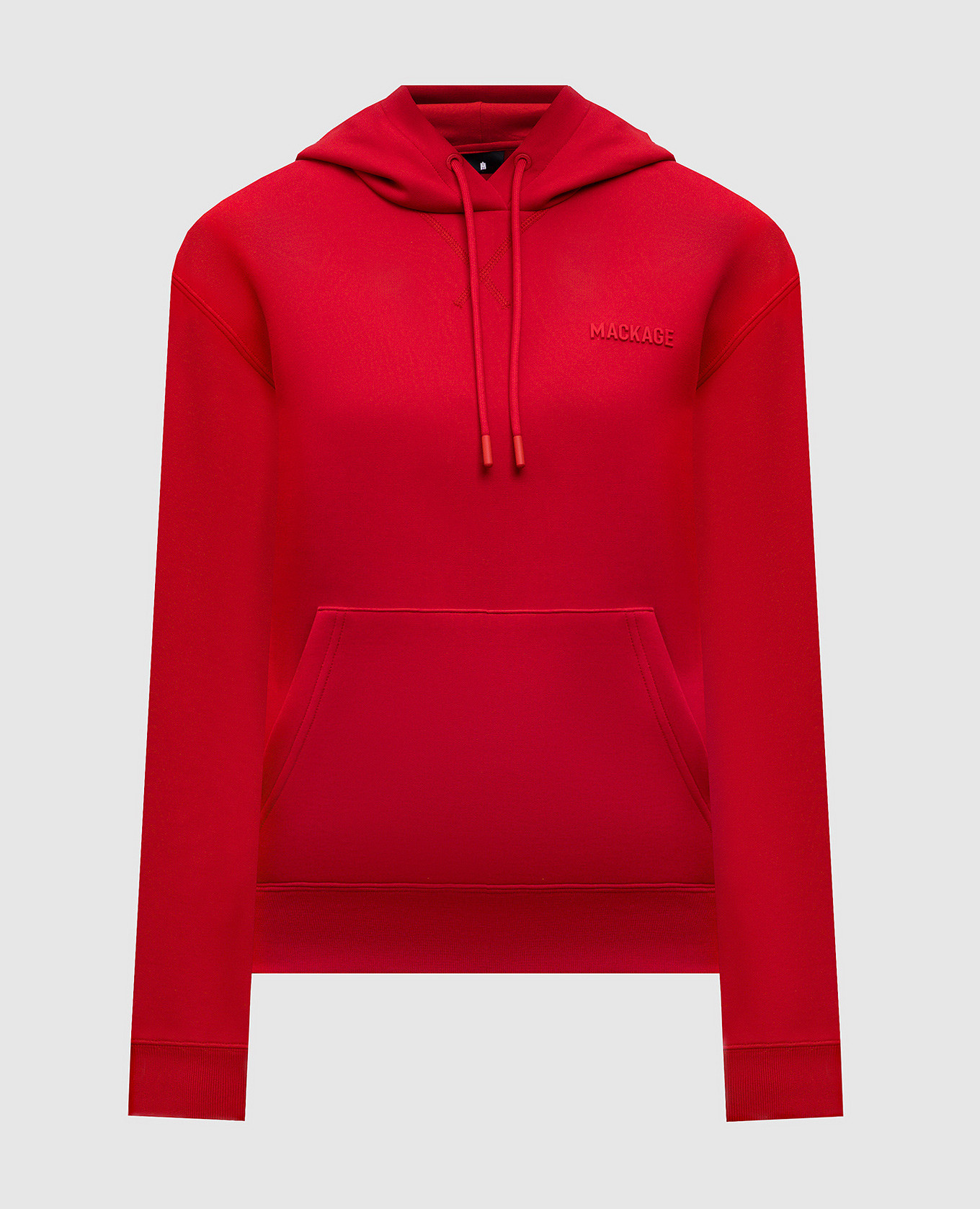 

Красный худой KRYSTIANA с логотипом, Худи