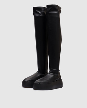 Giuseppe Zanotti Черные ботфорты Barbaro Stretch RW40037