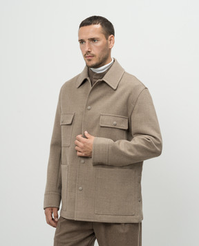 Loro Piana Бежева куртка з вовни FAO3108