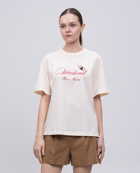 Max Mara Weekend Бежева футболка RADURA RADURA