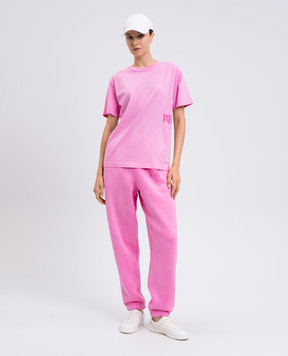 Alexander Wang Рожева футболка з логотипом 4CC3241520