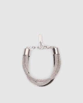 Peserico серебристый браслет с цепочкой мониль S35447C0CC452