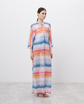 Missoni Сукня максі у візерунок з розрізами MC23SQ06BR00ZY