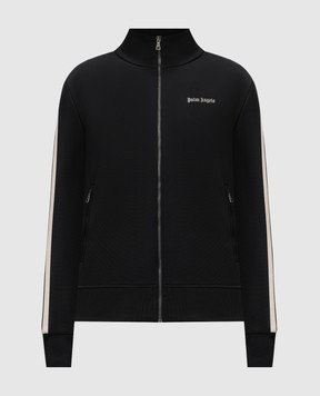 Palm Angels Черная спортивная куртка с логотипом PMBD058C99FAB002