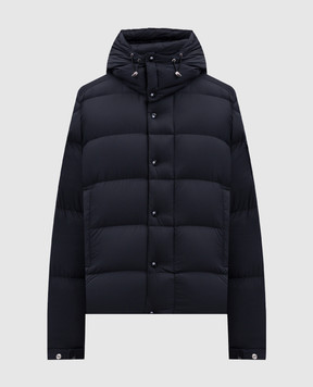Moncler Чорний пуховик Vezere з логотипом K20911A0020553333