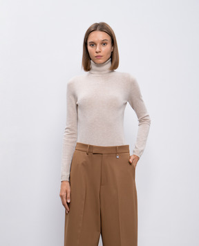 Allude Бежевый гольф из кашемира 24511106