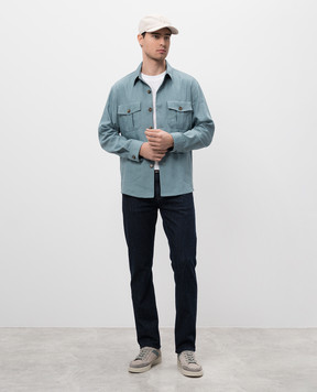Canali Сині джинси з логотипом PD0001891719