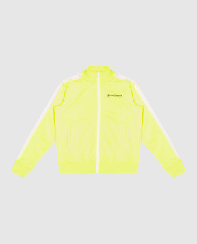 Palm Angels Детская желтая спортивная куртка с лампасами. PBBD002S25FAB001412