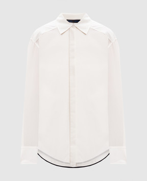 PROENZA SCHOULER Белая блуза Demi с шелком R2444000BY297