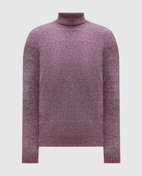 Brunello Cucinelli Бордовый свитер с шерстью MSO706803