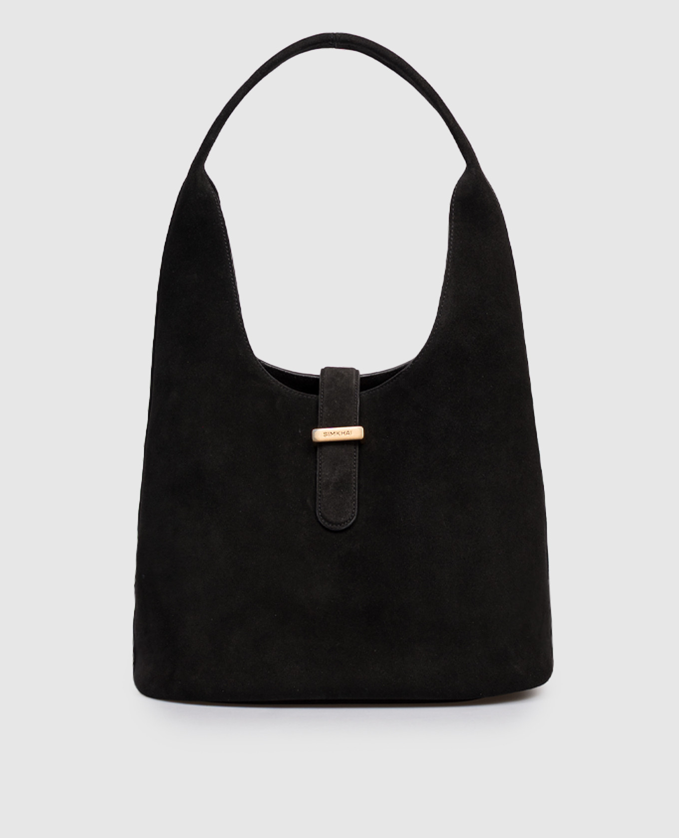 

Черная замшевая сумка Khai, Черный, Сумки на плечо